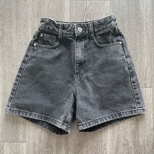 Zara High Waist Jean Shorts